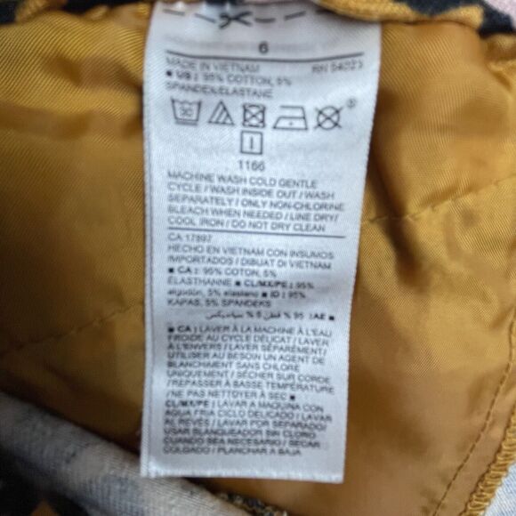 Old Navy Pixie Pants Womens 6 Leopard Cheetah Pink Skinny Tapered Y2K - Picture 7 of 7